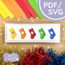 Load image into Gallery viewer, Iris Folding Stocking Template