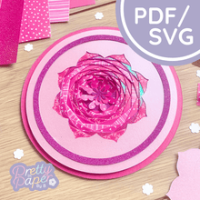 Load image into Gallery viewer, Mandala Iris Folding Pattern Template