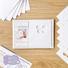 Load image into Gallery viewer, Mini Butterfly Card Apertures A6 (Pack of 6) | White Card Blanks &amp; Envelopes x6
