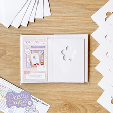 Load image into Gallery viewer, Mini Flower Card Apertures A6 (Pack of 6) | White Card Blanks &amp; Envelopes x6

