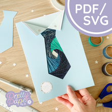 Load image into Gallery viewer, Tie Iris Folding Template