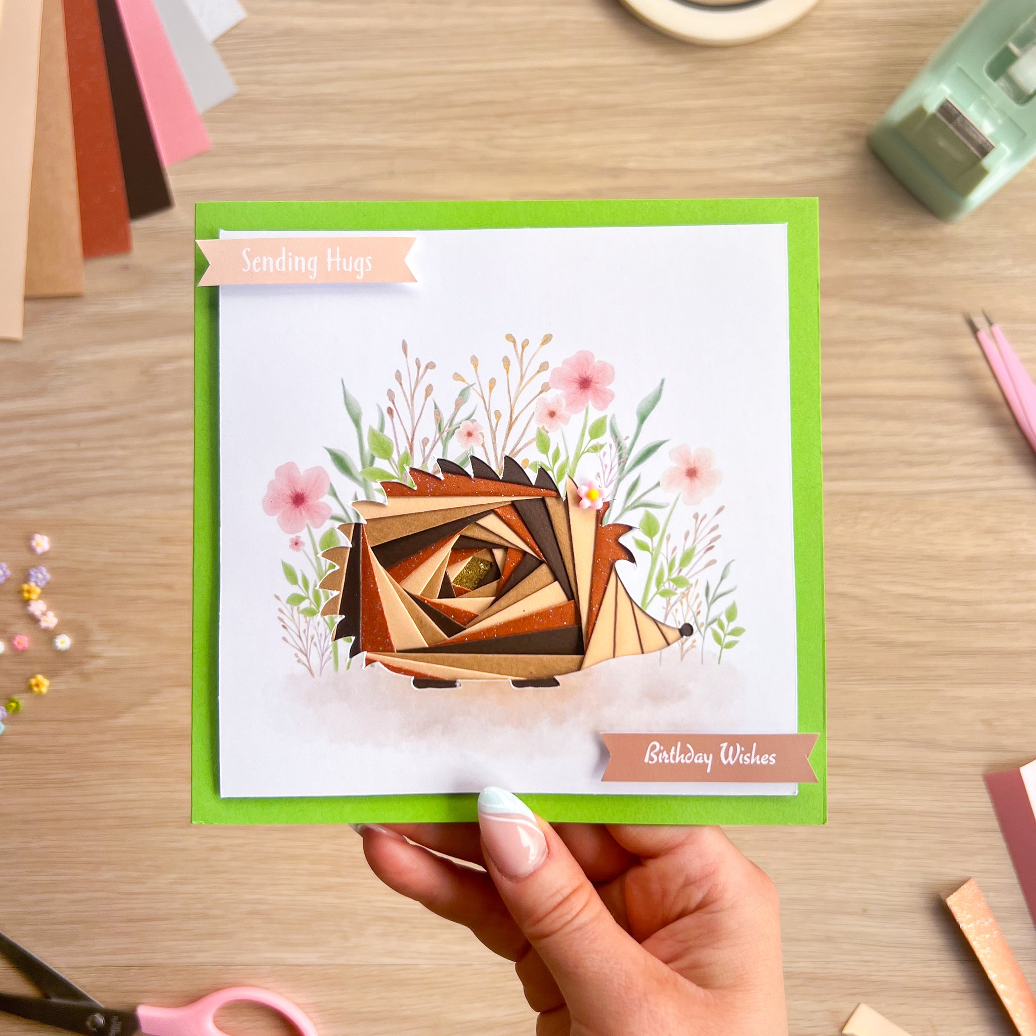 A Walk in the Woods Card Making Kit | Iris Folding Craft Kit Beginner ...