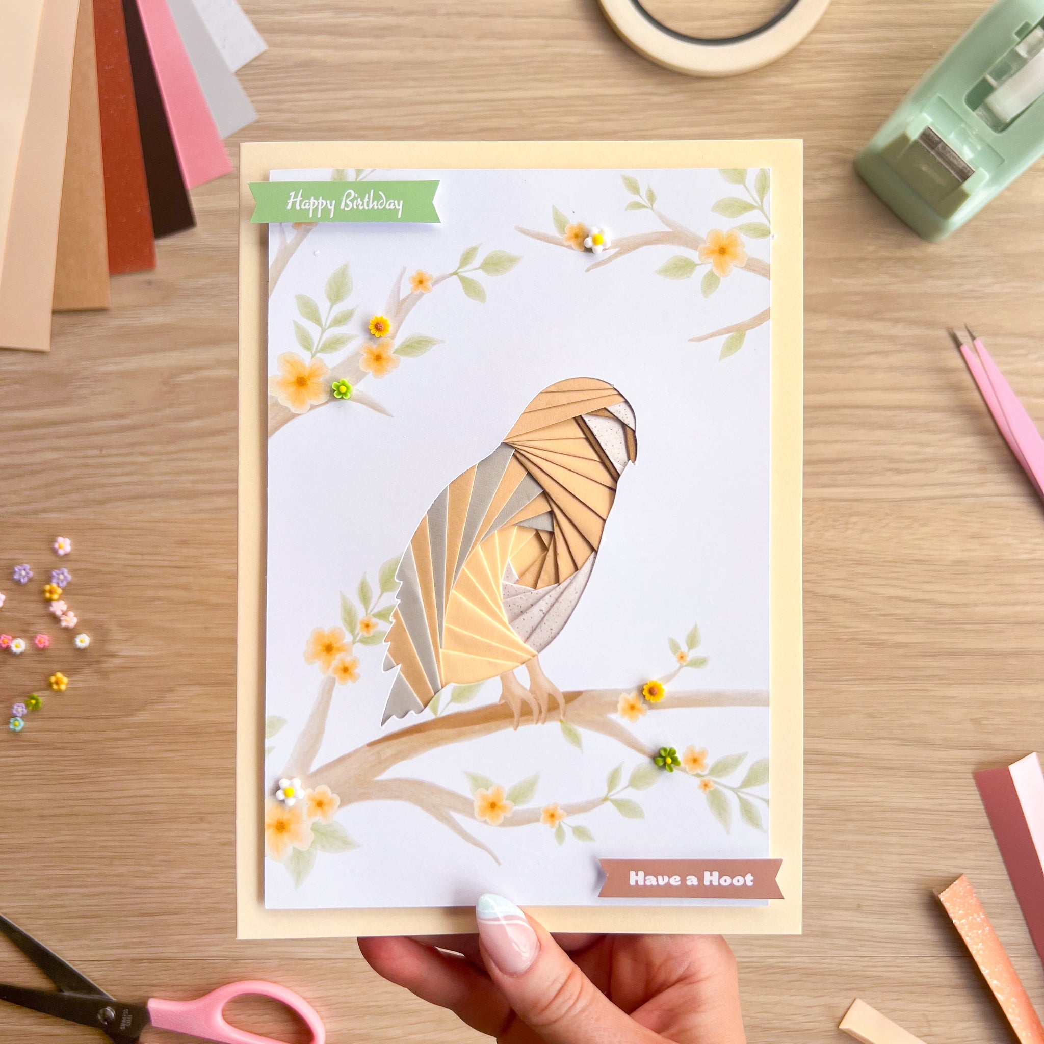 A Walk in the Woods Card Making Kit | Iris Folding Craft Kit Beginner ...