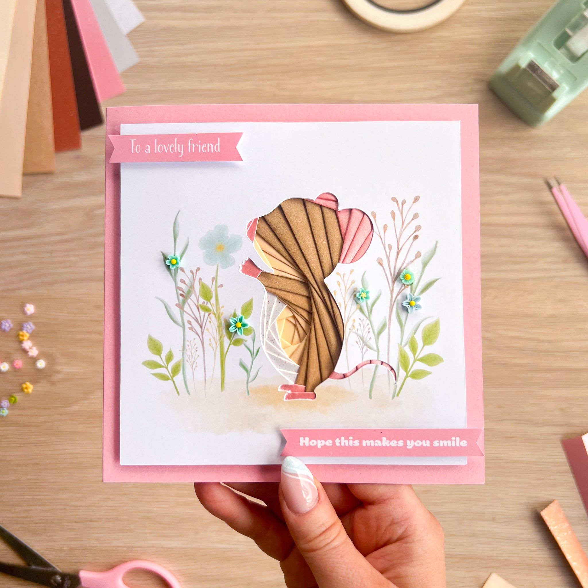A Walk in the Woods Card Making Kit | Iris Folding Craft Kit Beginner ...