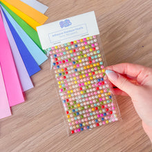 Load image into Gallery viewer, Adhesive Pearl Embellishments - Rainbow 5mm
