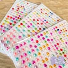 Load image into Gallery viewer,  adhesive pearl gem embellishments
