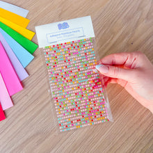 Load image into Gallery viewer, Adhesive Pearl Embellishments - Rainbow 3mm
