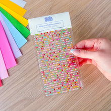 Load image into Gallery viewer, Adhesive Pearl Embellishments - Rainbow 3mm
