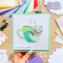 Load image into Gallery viewer, Iris Paper Fold Cup Card
