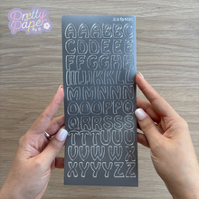 Load image into Gallery viewer, Peel Off Stickers - Large Alphabet Letters | Silver or Gold
