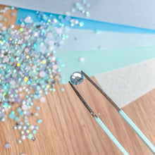 Load image into Gallery viewer, Pearl Gem Mix – Aquamarine, 3–10mm, 15g – Craft Embellishments
