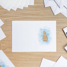 Load image into Gallery viewer, Baby Penguin Card Apertures A6 (Pack of 6) | PRINTED White Card Blanks &amp; Envelopes x6 | Christmas
