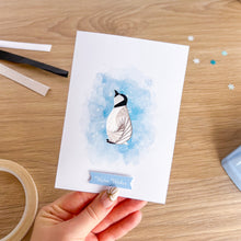Load image into Gallery viewer, baby penguin card
