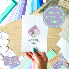 Load image into Gallery viewer, Make cards like this - mini bauble card
