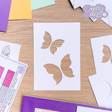 Load image into Gallery viewer, Beautiful Butterflies Aperture Card (Pack of 3) | 3 x Apertures, Coloured Card Blanks &amp; Envelopes
