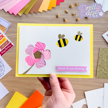 Load image into Gallery viewer, Flower and bees
