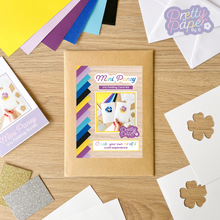 Load image into Gallery viewer, Pansy Card making kit
