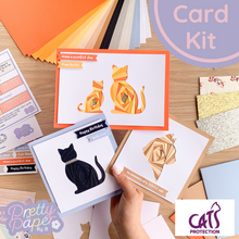 Load image into Gallery viewer, Craft for Cats card making kit
