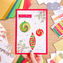 Load image into Gallery viewer, Christmas Card Making Kit Iris Folding
