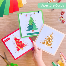 Load image into Gallery viewer, Christmas Fir Tree Card Aperture Pack
