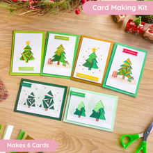 Load image into Gallery viewer, Christmas Tree Card Making Kit A6

