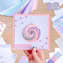 Load image into Gallery viewer, Christmas bauble card making kit
