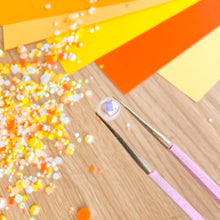 Load image into Gallery viewer, Pearl Gem Mix – Citrus Burst, 2–10mm, 15g – Craft Embellishments
