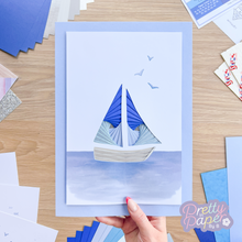 Load image into Gallery viewer, Sailing Boat Wall Art
