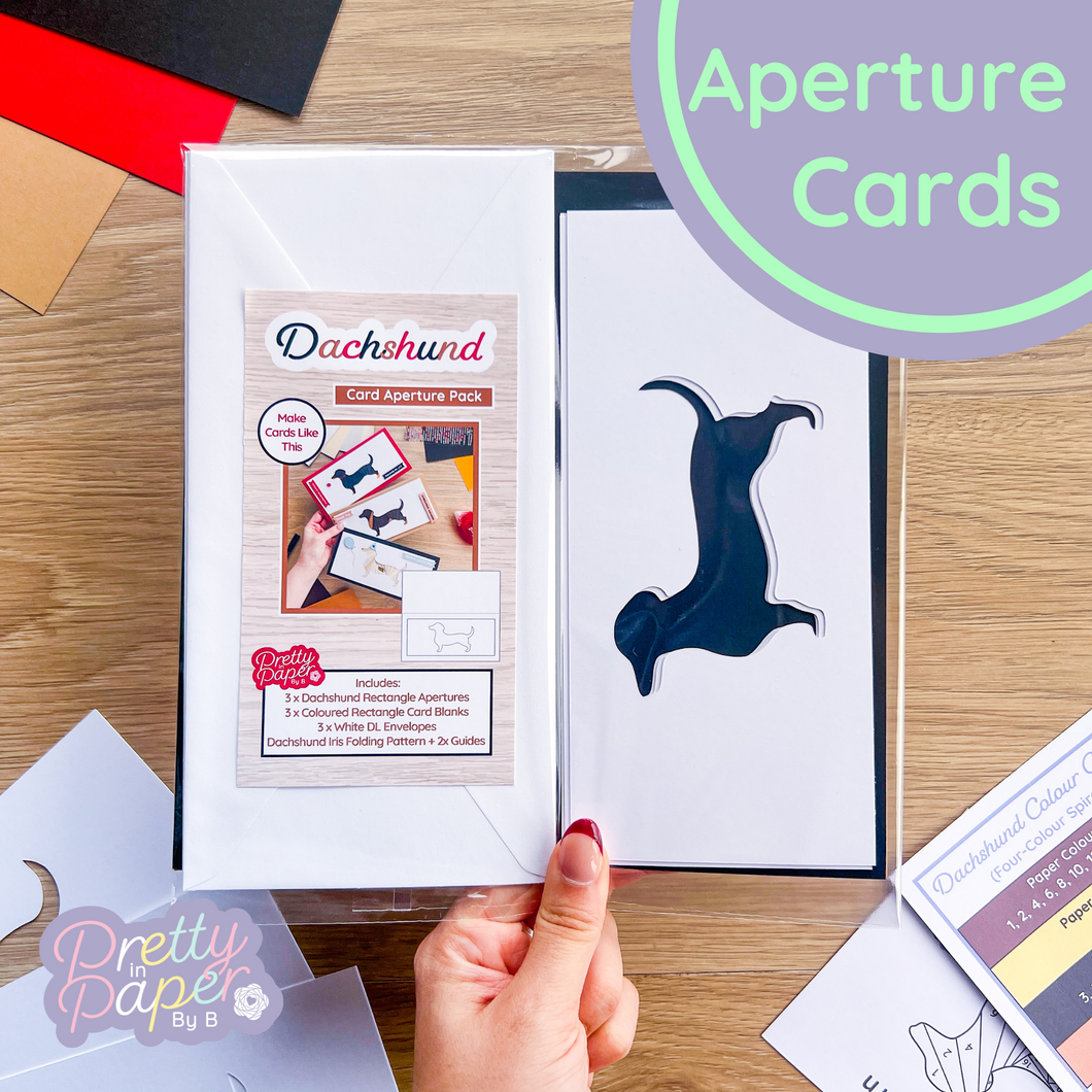 Dachshund Card Aperture Pack