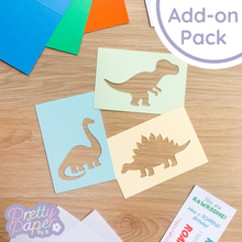 Load image into Gallery viewer, Dinosaur Card Kit extension add-on pack
