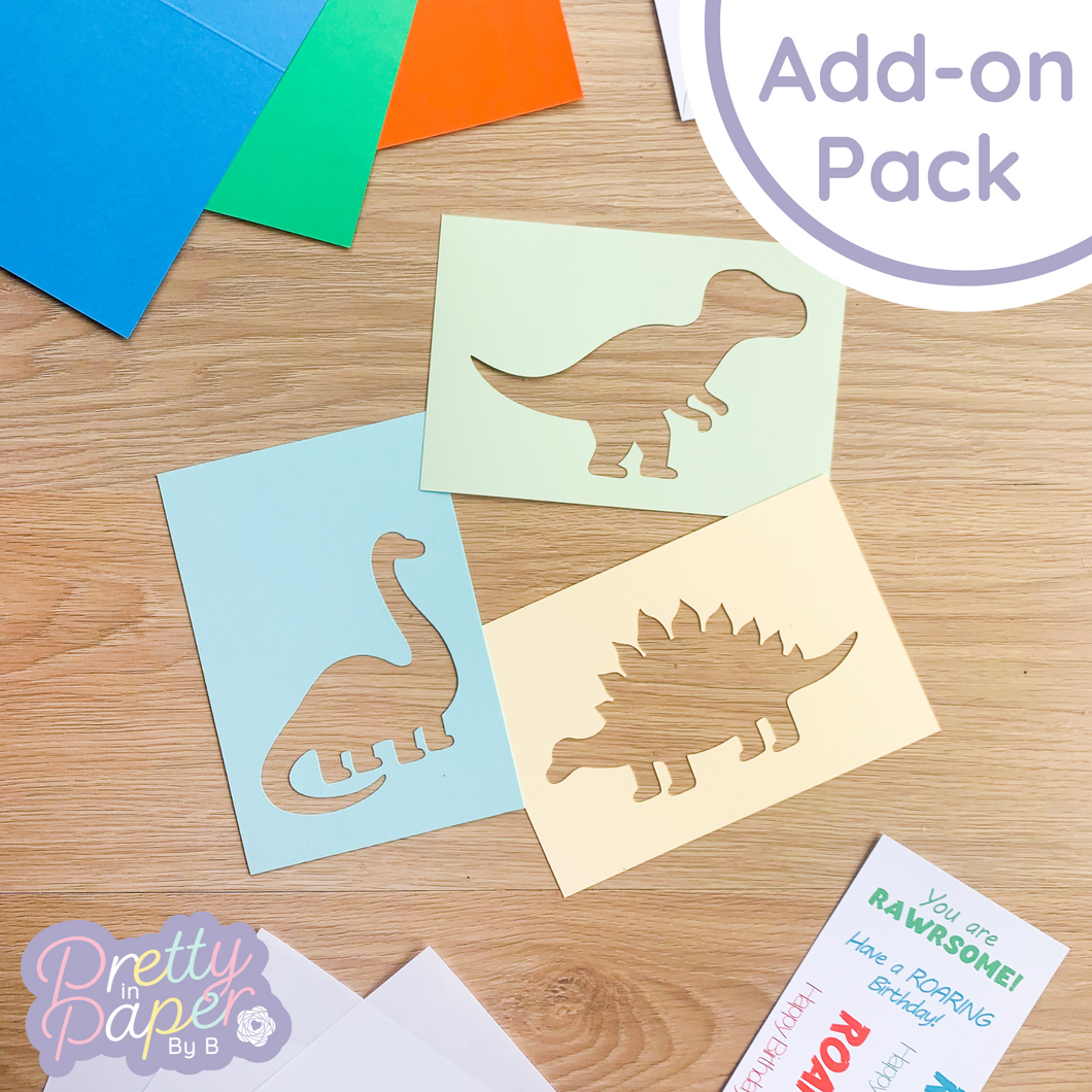 Dinosaur Card Kit extension add-on pack