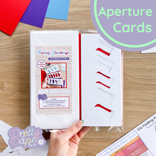 Family stocking Aperture Card pack