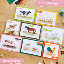 Load image into Gallery viewer, Farmyard Friends Card Making Kit
