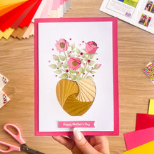 Load image into Gallery viewer, Flowers at Home Bumper Card Making Kit | Roses and Tulips | Iris Folding Beginner to Intermediate
