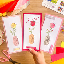 Load image into Gallery viewer, Flowers at Home Bumper Card Making Kit | Roses and Tulips | Iris Folding Beginner to Intermediate
