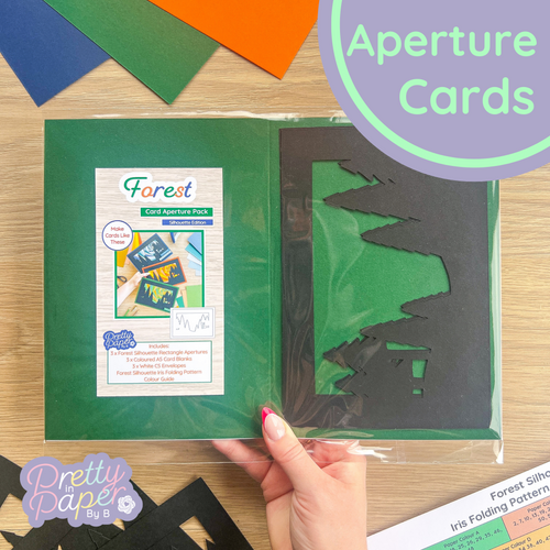 Forest Scene Card Aperture Pack Silhouette Edition