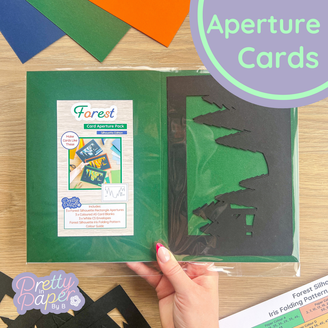 Forest Scene Card Aperture Pack Silhouette Edition
