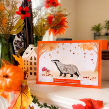 Load image into Gallery viewer, Friends of the Forest Card Making Kit | Iris Folding Craft Kit Beginner | Letterbox Craft Gift | Fox, Badger, Squirrel
