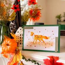 Load image into Gallery viewer, Friends of the Forest Card Making Kit | Iris Folding Craft Kit Beginner | Letterbox Craft Gift | Fox, Badger, Squirrel
