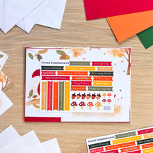 Load image into Gallery viewer, Friends of the Forest Card Making Kit | Iris Folding Craft Kit Beginner | Letterbox Craft Gift | Fox, Badger, Squirrel
