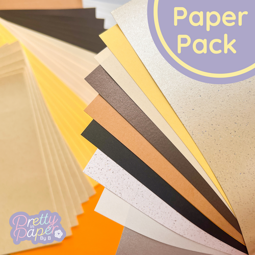 Fur feather and fluff paper pack