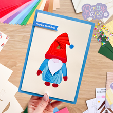 Load image into Gallery viewer, Gonk Iris Folding Pattern PDF &amp; SVG | Gnome Beginner Printable Template Download | Cut File
