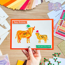 Load image into Gallery viewer, Highland Cow Card Kit
