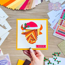 Load image into Gallery viewer, Highland Cow Card Making Kit
