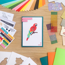 Load image into Gallery viewer, Parrot Iris Folding Card
