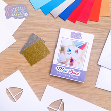 Load image into Gallery viewer, Card Making Kit Mini Small Boat | Iris Folding Card Kit | Beginner
