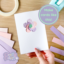 Load image into Gallery viewer, Make cards like this - Flower card
