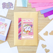 Load image into Gallery viewer, Mini hearts card making kit
