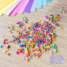 Load image into Gallery viewer, resin crushed shell card embellishments
