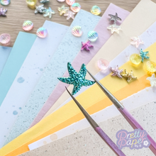 Load image into Gallery viewer, blue resin starfish
